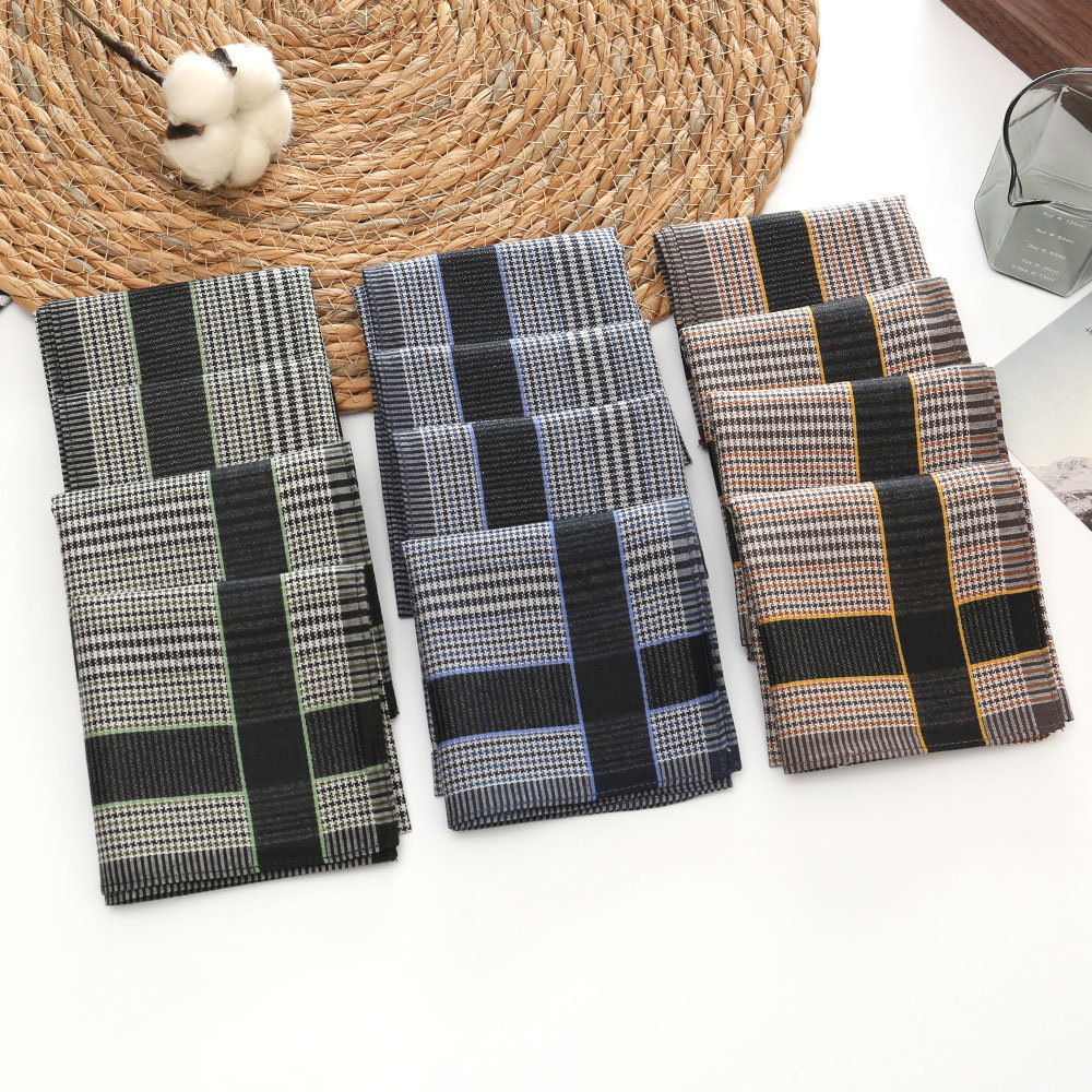 Handkerchief Cotton Men - 3/6/12 Pcs Men's Pure Cotton Handkerchief