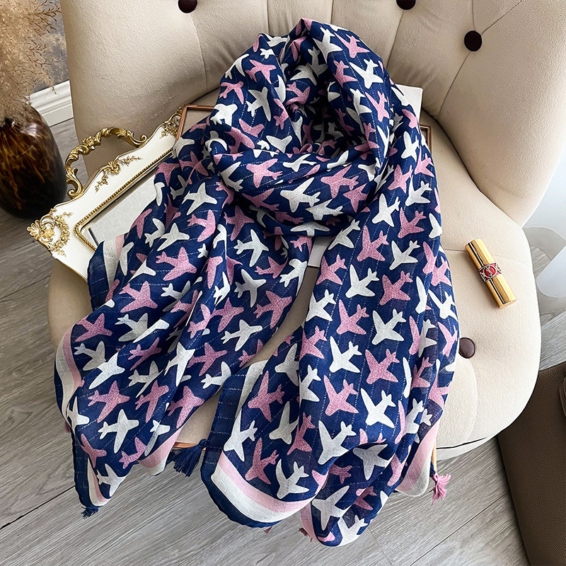 Pashmina Wrap Large - Luxury Brand Scarf Cotton Shawl Lady