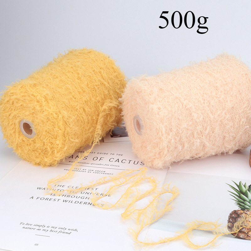 Woven Scarf Blanket - 500g Teddy Velvet Rolled Wool Yarn,