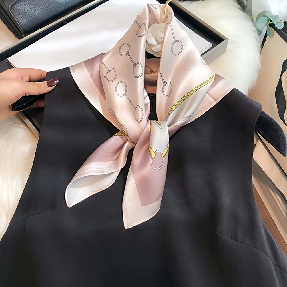 Scarf Silk Square - Luxury 100% Pure Silk Square Scarf