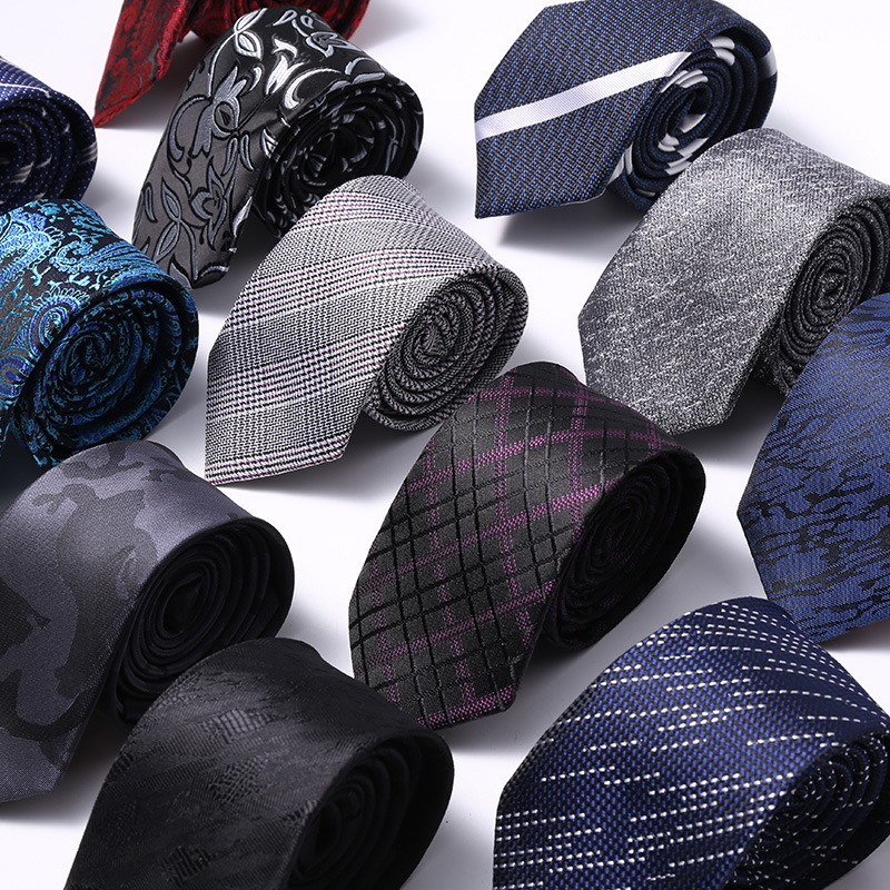 Skinny Tie Men - Luxury Skinny 6CM Mens Necktie Ties