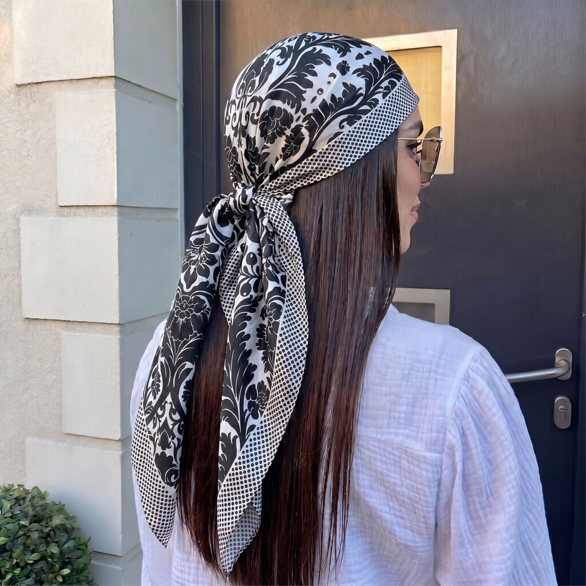 Pashmina Wrap Large - NEW Women Silk Square Scarf Lady