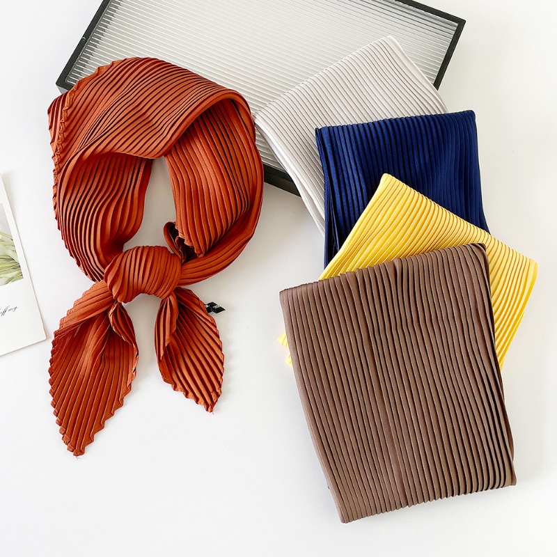 Ascot Neck Scarf - 26 Colors Women Square Scarf Skinny