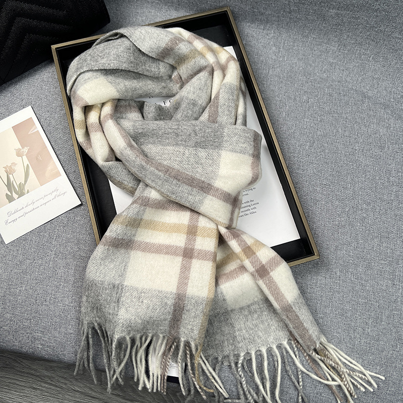 Muffler Men Wool - High Quality 100% Wool Scarf Winter