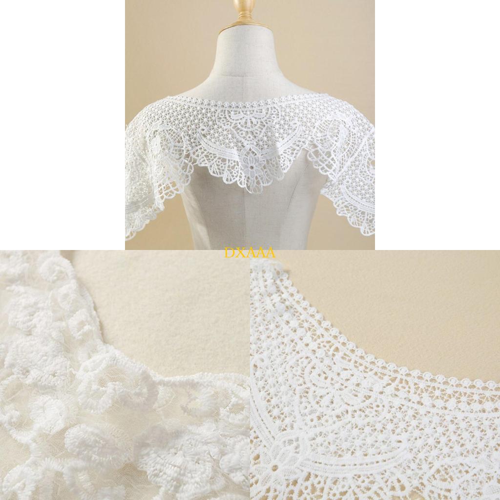 Stole Wedding Shawl - DXAA Women Embroidery Floral Lace Shawl