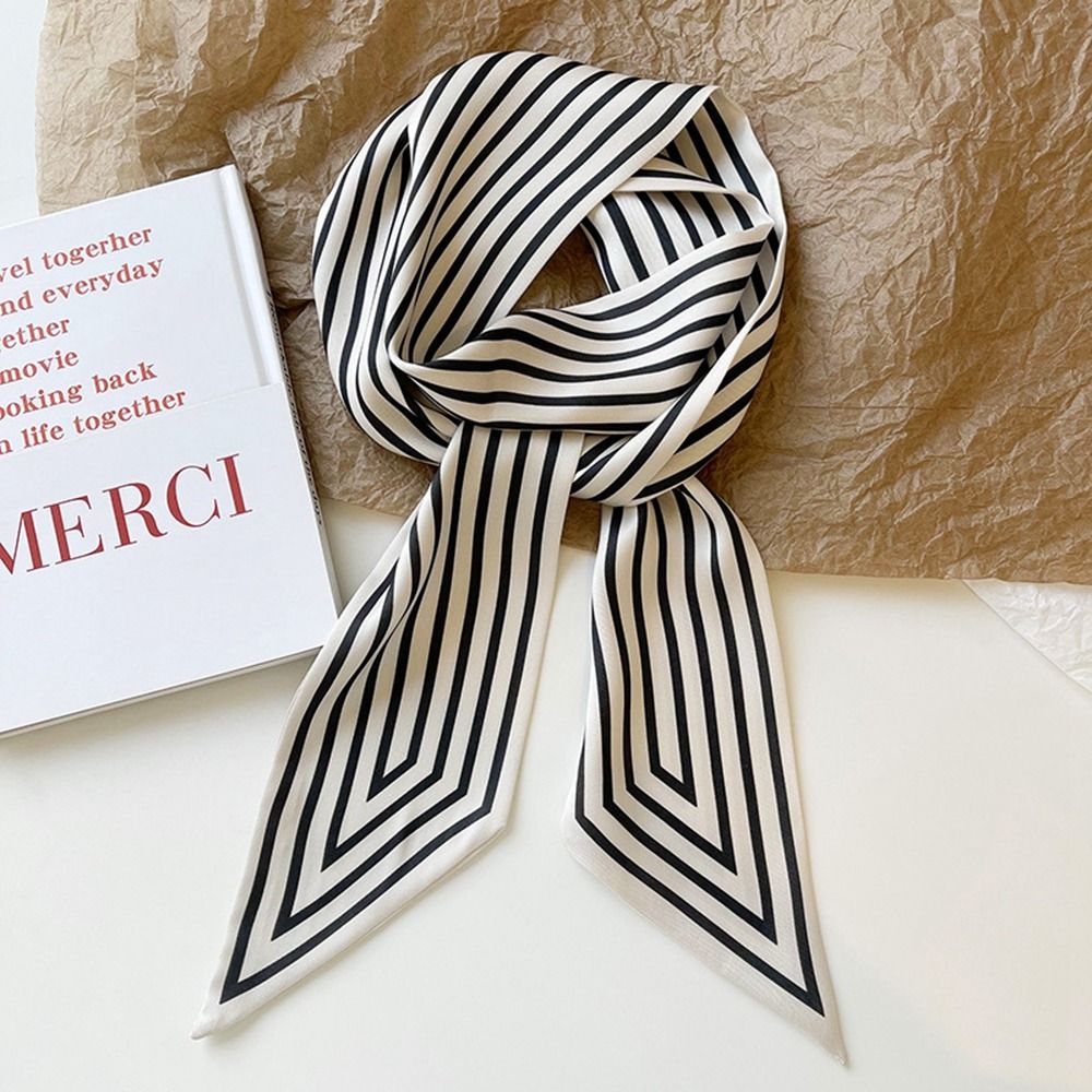 Elegant Stripe French Tie Fema - Silk Tie Striped 评论和价格