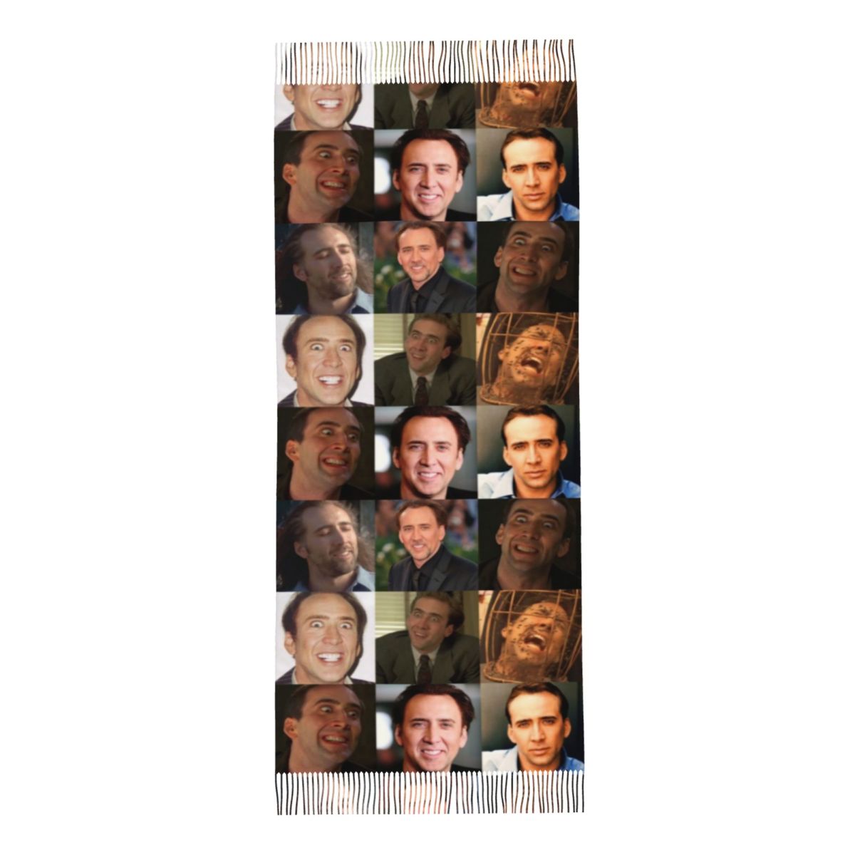 Nicolas Cage Funny Face Meme S - Pashmina Wrap Large 评论和价格