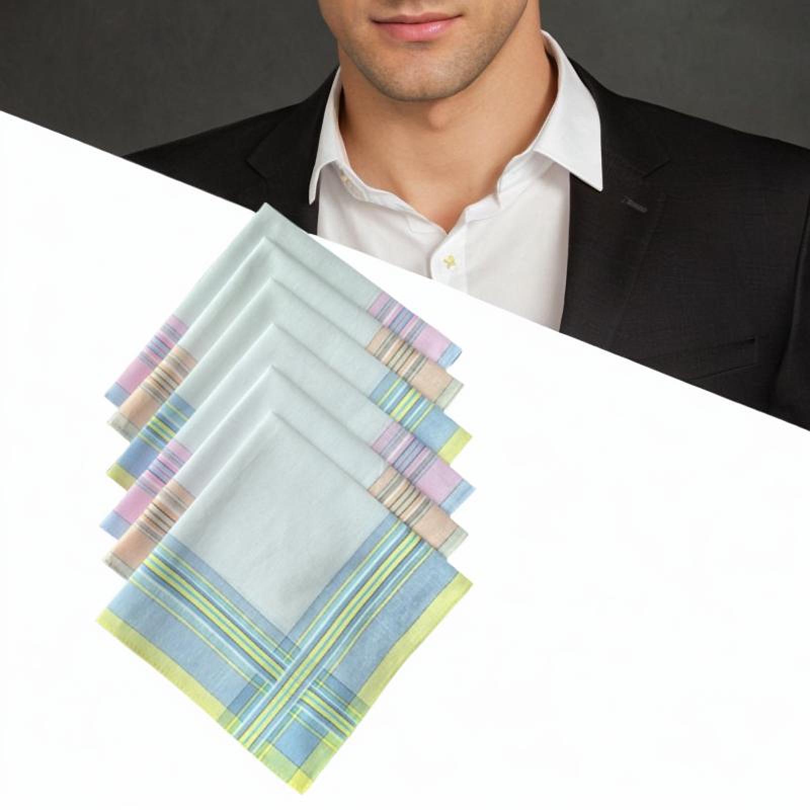 6Pcs Cotton Men's Handkerchief - Handkerchief Cotton Men 评论和价格