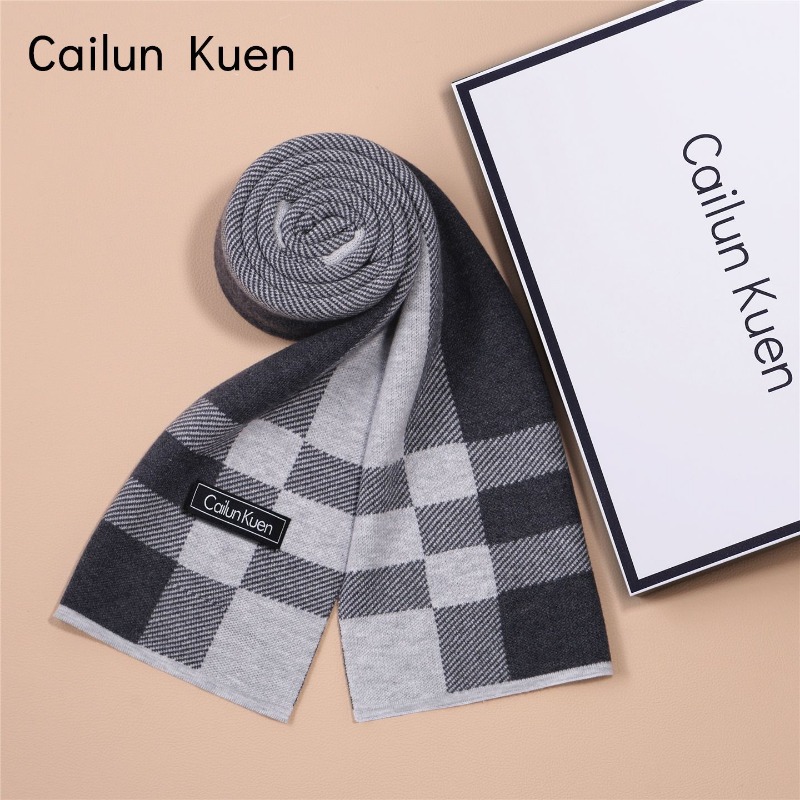 New Men's Versatile Wool Blend - Muffler Men Wool 评论和价格