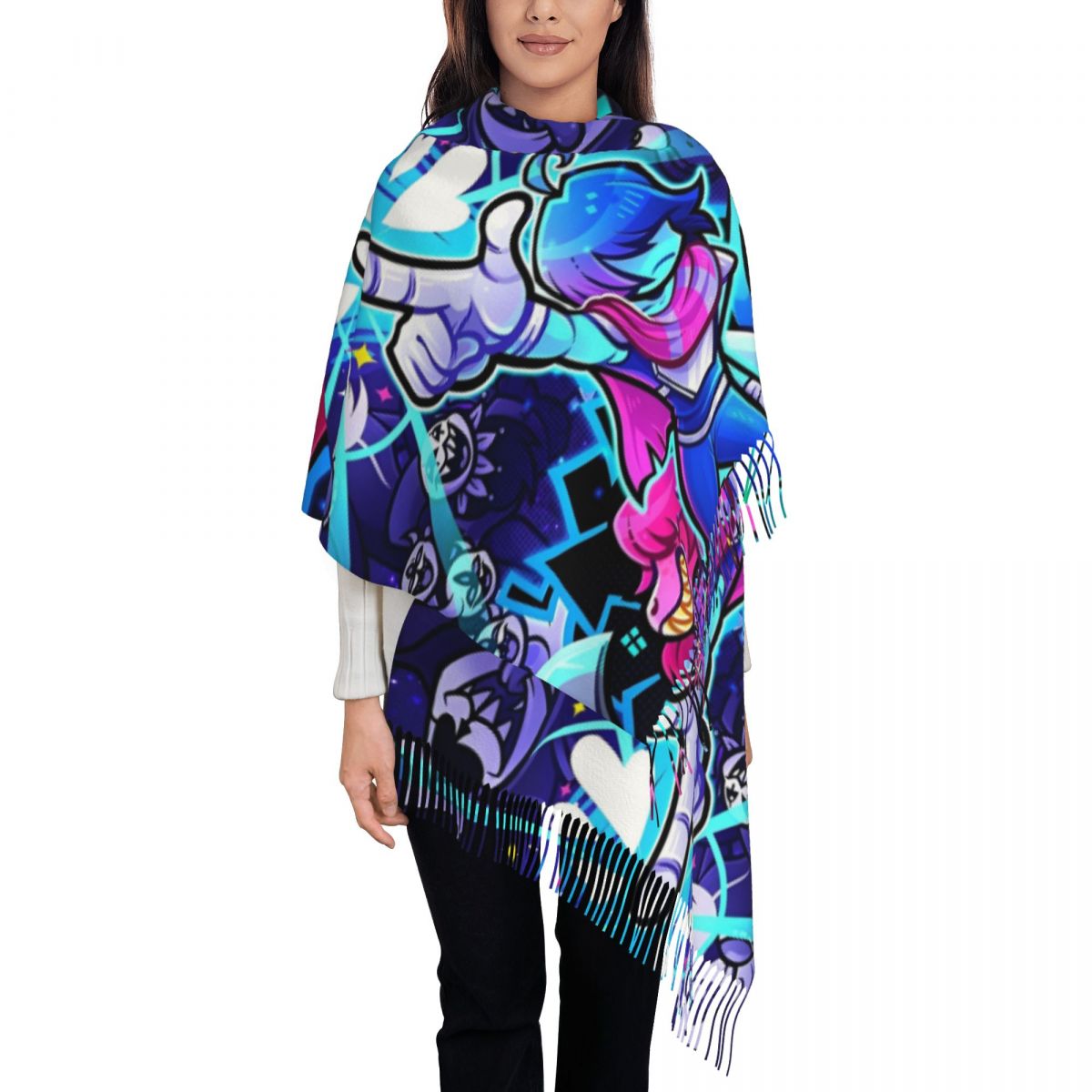 Deltarunes  Shawl Wraps Womens - Pashmina Wrap Large 评论和价格
