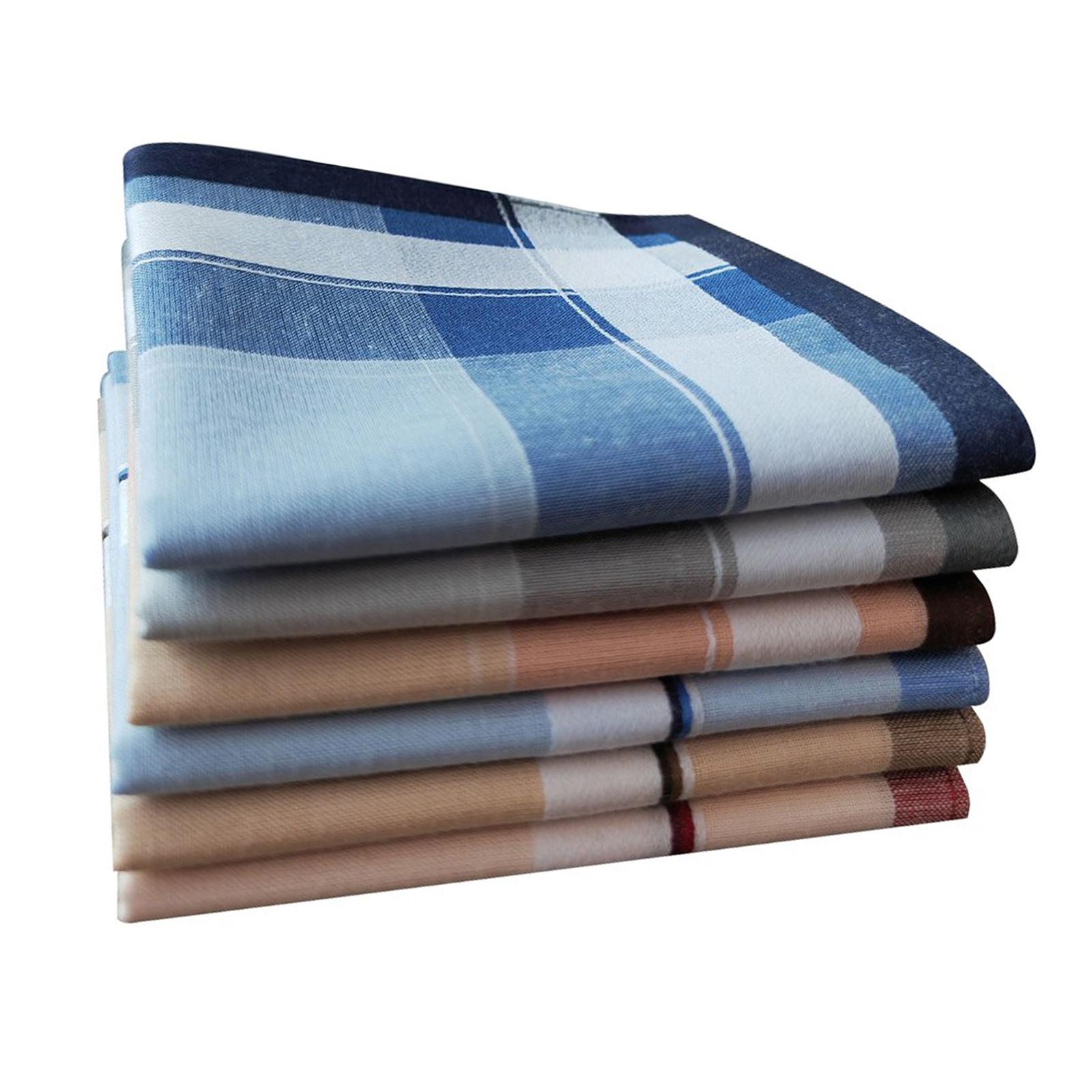 6Pcs Cotton Men's Handkerchief - Handkerchief Cotton Men 评论和价格