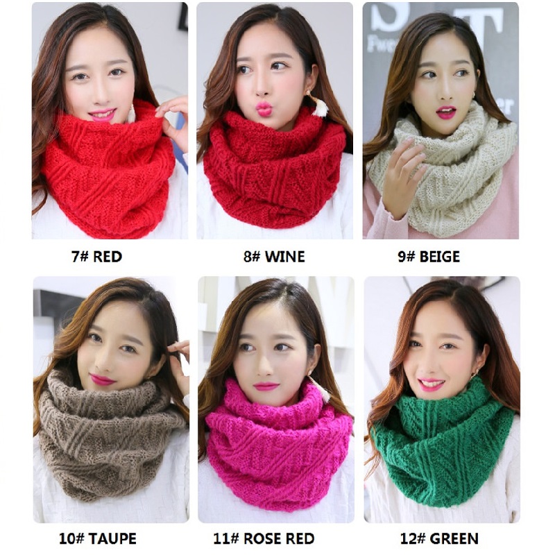 VISROVER Color Scarves Women W - Infinity Scarf Knit 评论和价格