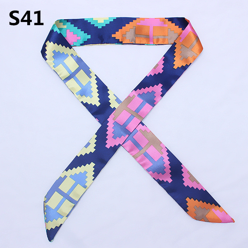47 Colors Brand Bandana Small  - Silk Neck Scarf 评论和价格