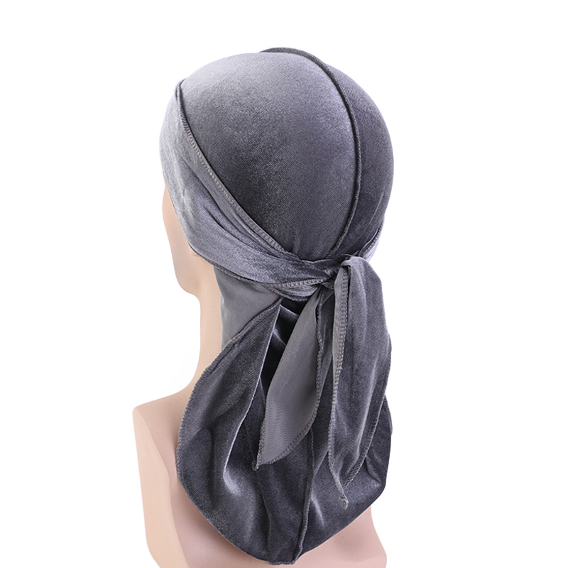 Unisex Men Women Velvet Durags - Bandana Doo Rag 评论和价格