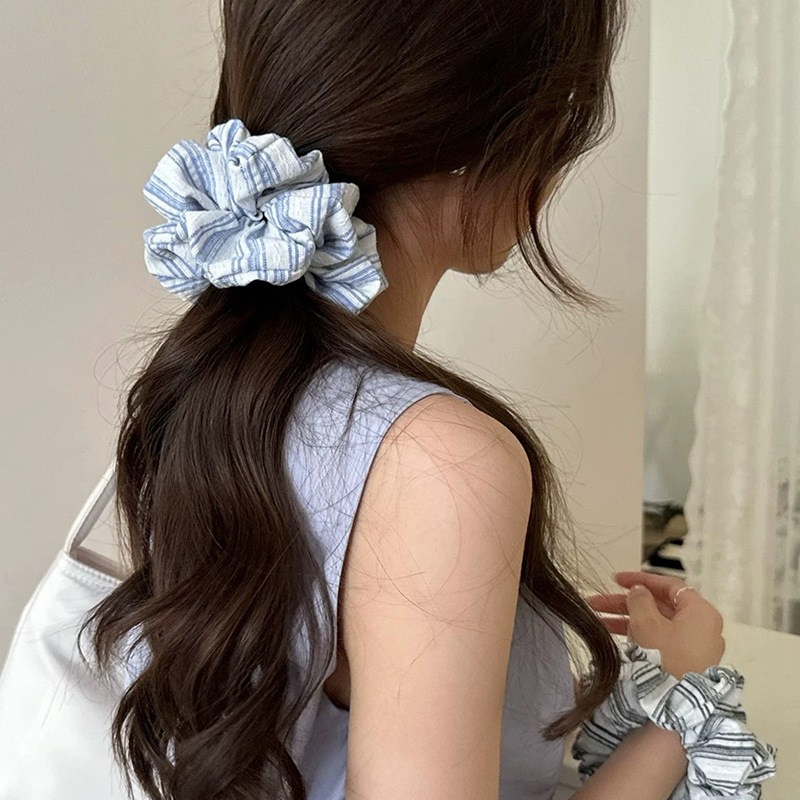 2024 Korea Fashion Stripe Hair - Silk Tie Striped 评论和价格