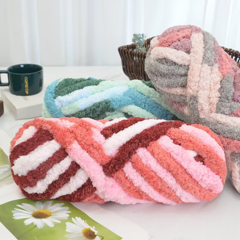 Cat Tail Yarn, Extra Thick Ice - Woven Scarf Blanket 评论和价格