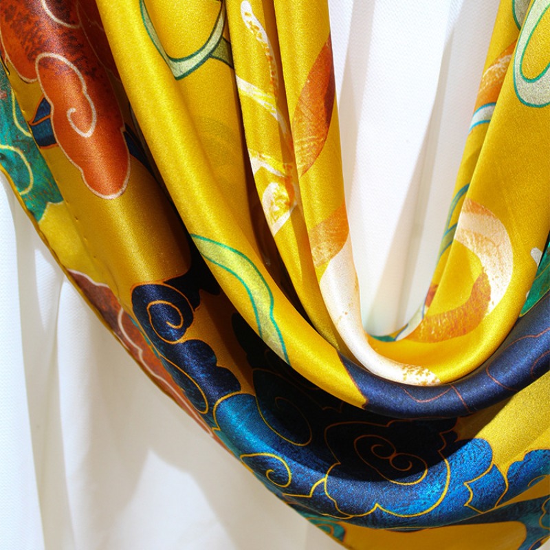New Luxury 110x110cm Real Silk - Pashmina Wrap Large 评论和价格