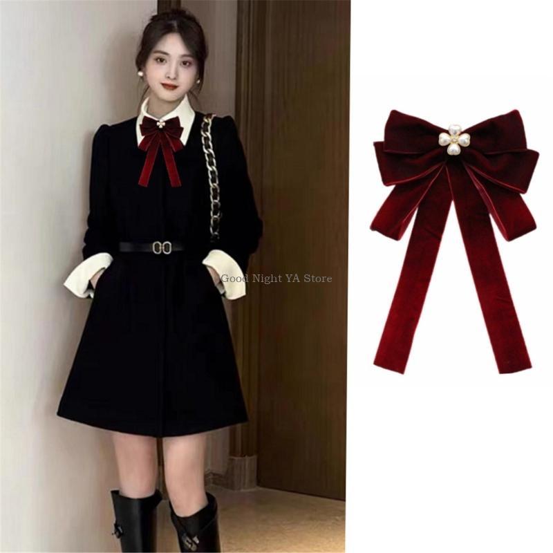 Luxurious Velvets Bows Tie for - Bow Tie Pre Tied 评论和价格