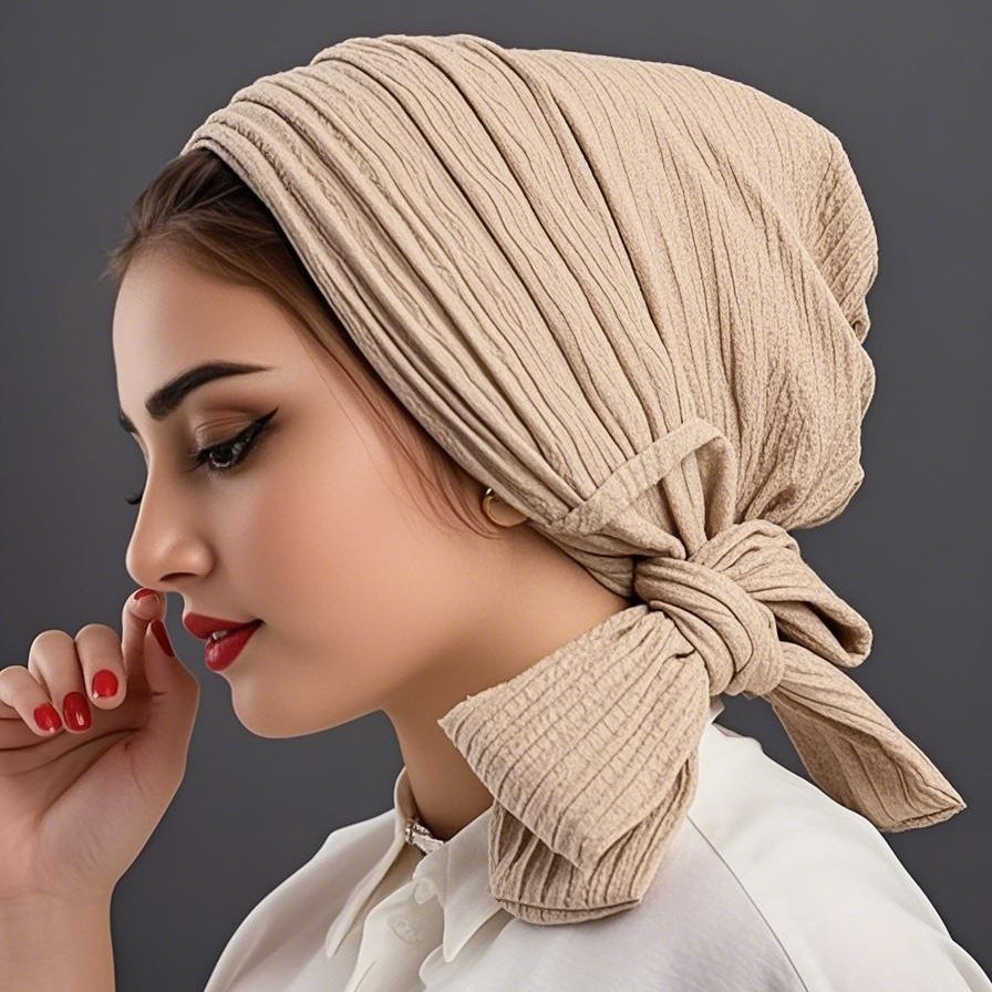 Luxury Spring knot Turban Hat  - Head Wrap Turban 评论和价格