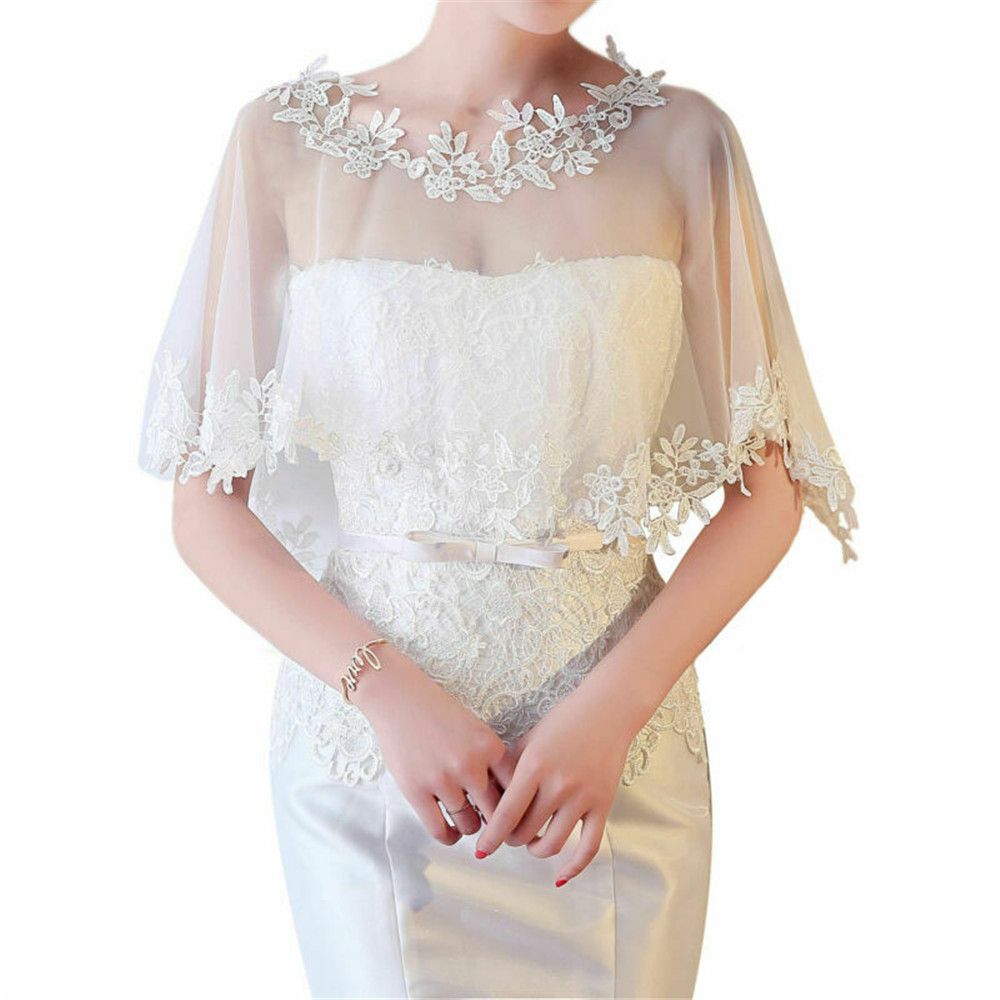 Fashion Casual Bridal Wedding  - Stole Wedding Shawl 评论和价格