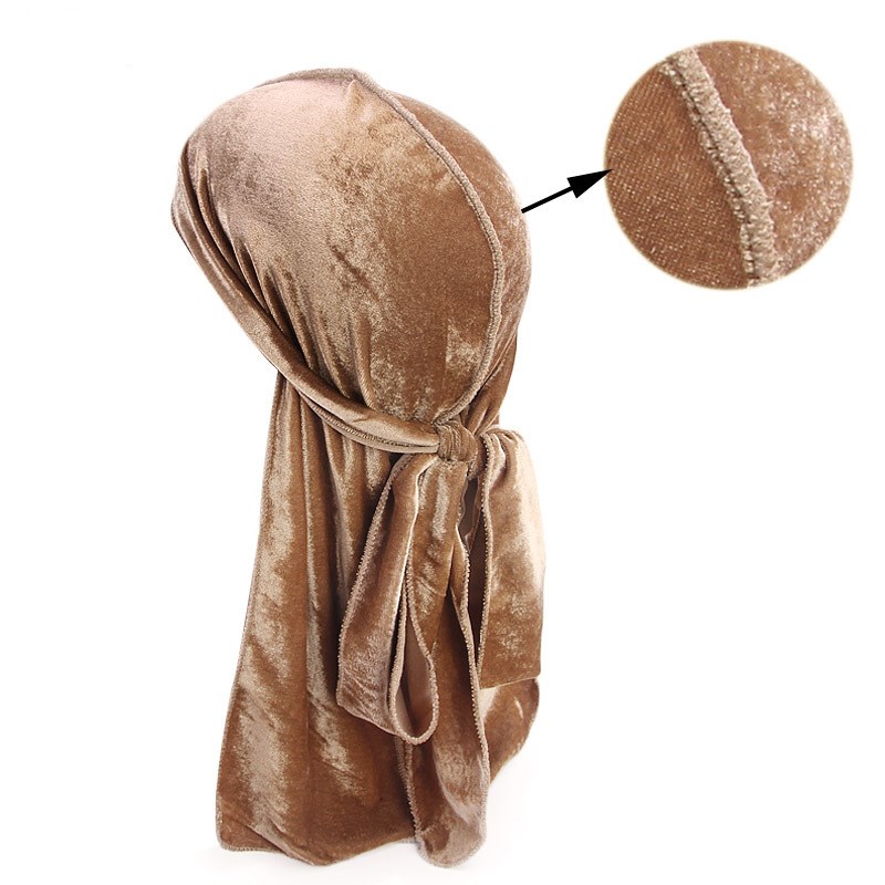 New Luxury Men's Velvet Durags - Bandana Doo Rag 评论和价格