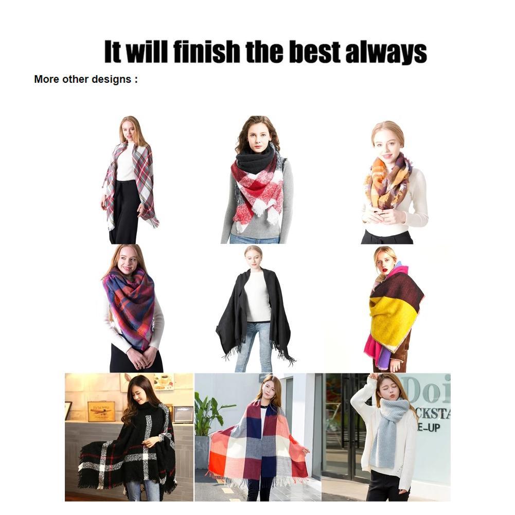 British Style Winter Scarves F - Muffler Men Wool 评论和价格
