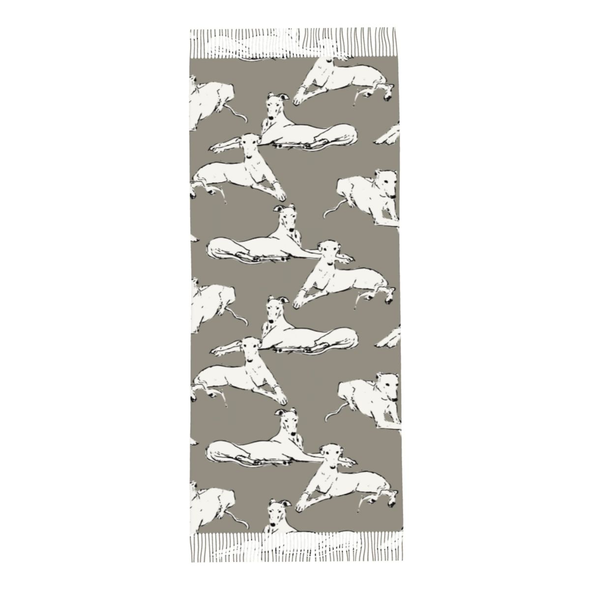 Relaxing Greyhound Whippet Sca - Pashmina Wrap Large 评论和价格