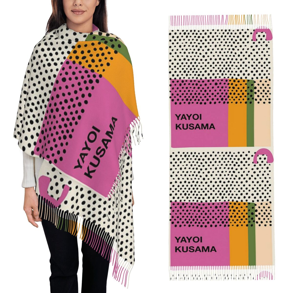 Luxury Yayoi Kusama Infinity D - Infinity Scarf Knit 评论和价格