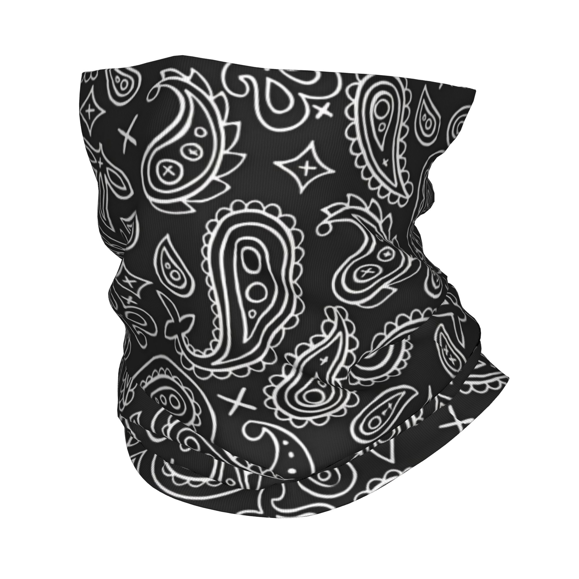 Custom Paisley Bandana Neck Ga - Face Scarf Mask 评论和价格