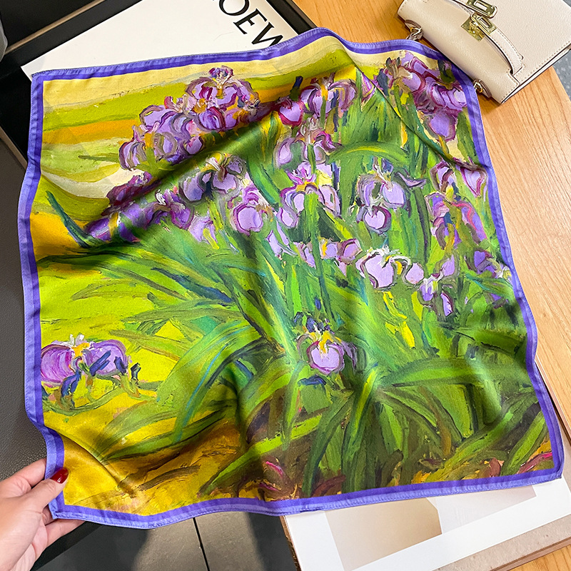 New 2023 Real Silk Hair Scarf  - Ascot Neck Scarf 评论和价格