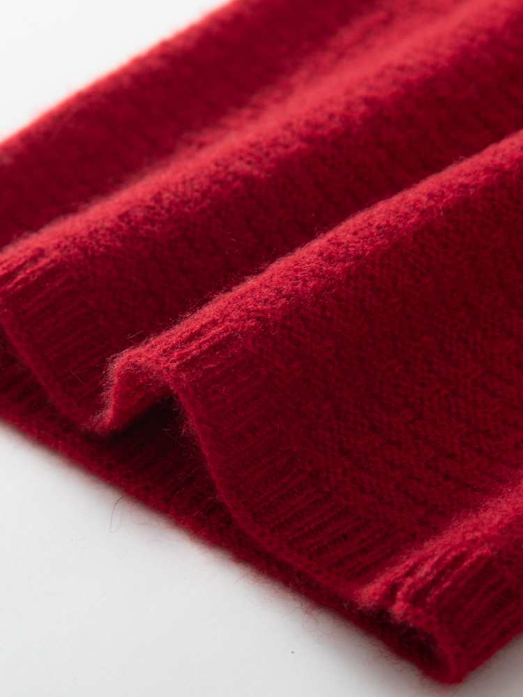 100% Pure Cashmere Waffle Knit - Infinity Scarf Knit 评论和价格