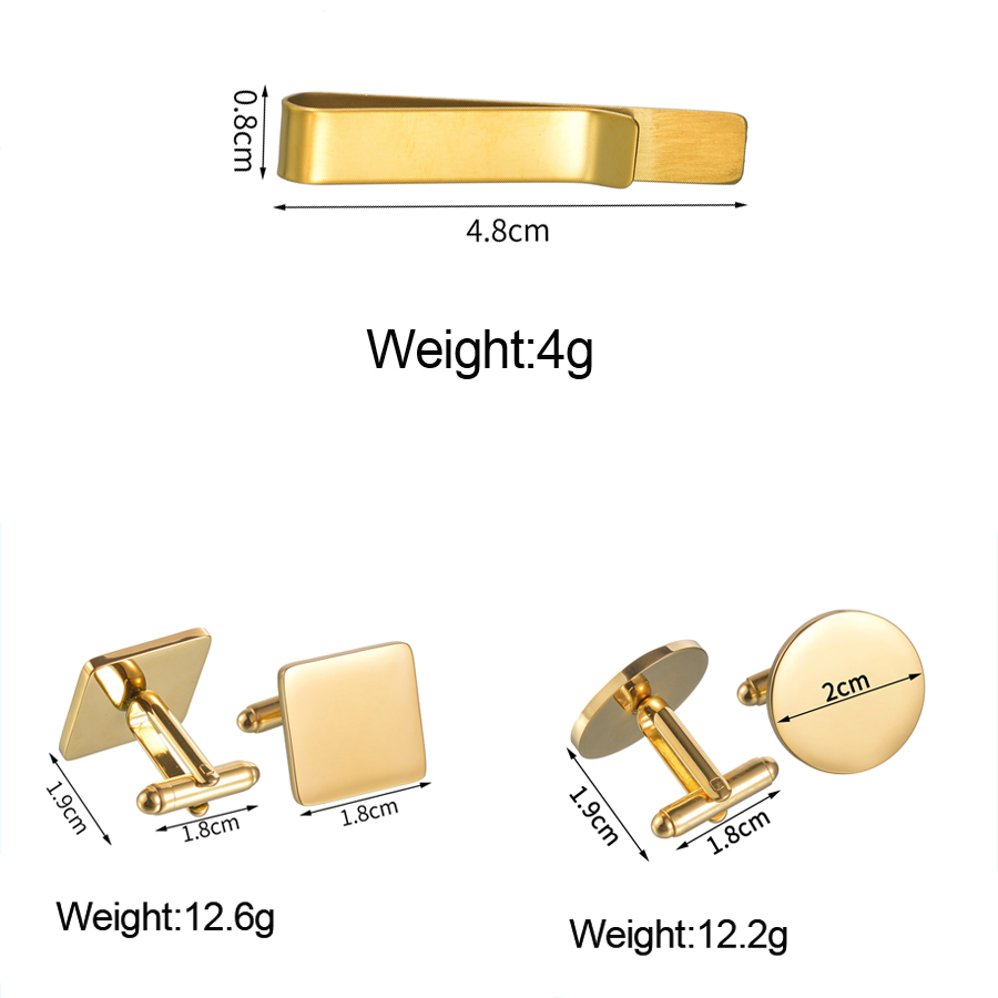 Freeteeme New Fashion Cufflink - Tie Bar Set Gift 评论和价格