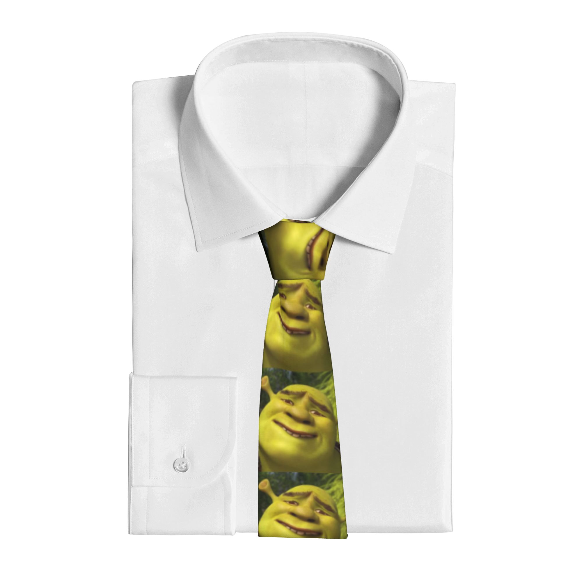 Shreks Memes Anime Neckties Me - Skinny Tie Men 评论和价格