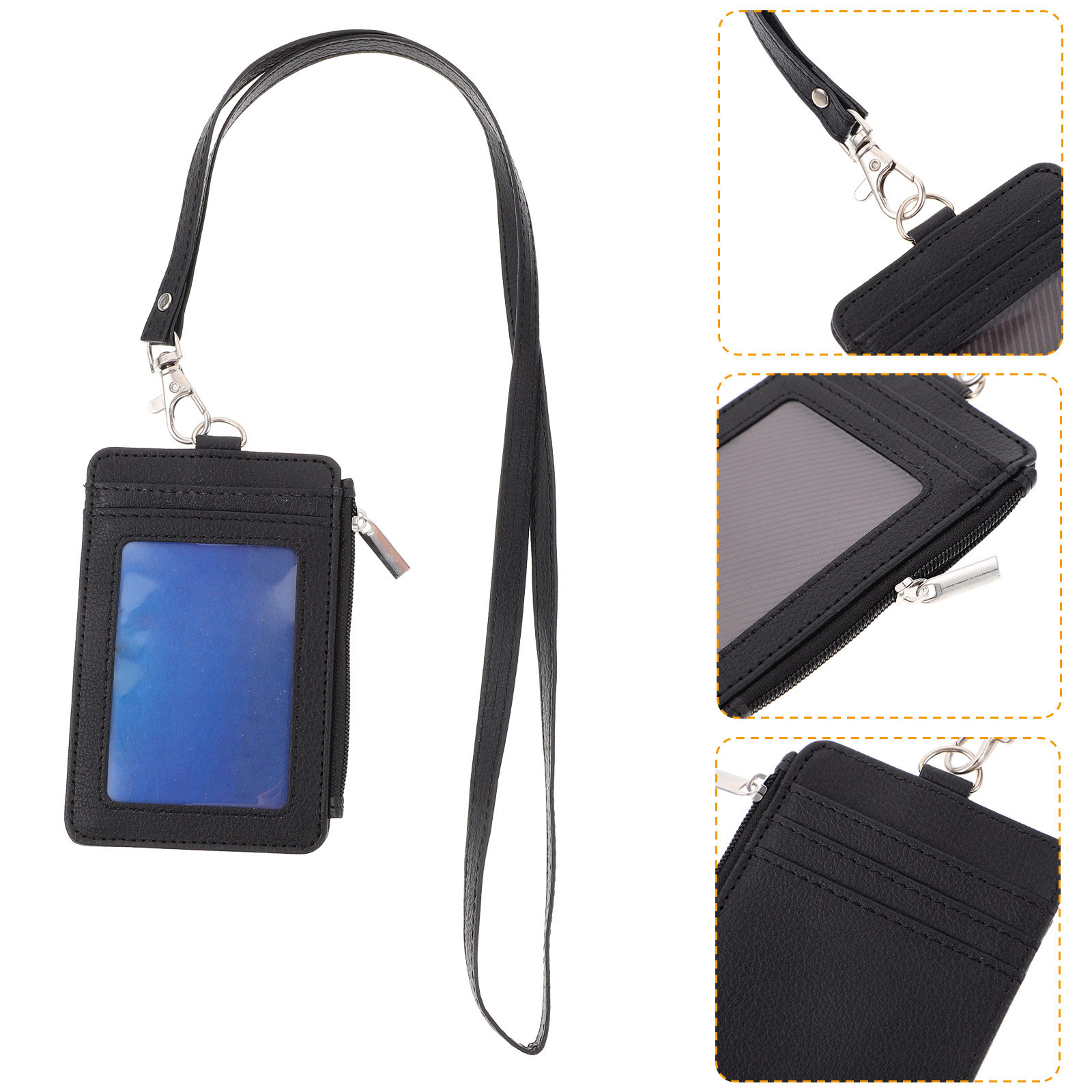 Id Card Holder Card Sleeve Wea - Lanyard Badge Holder 评论和价格