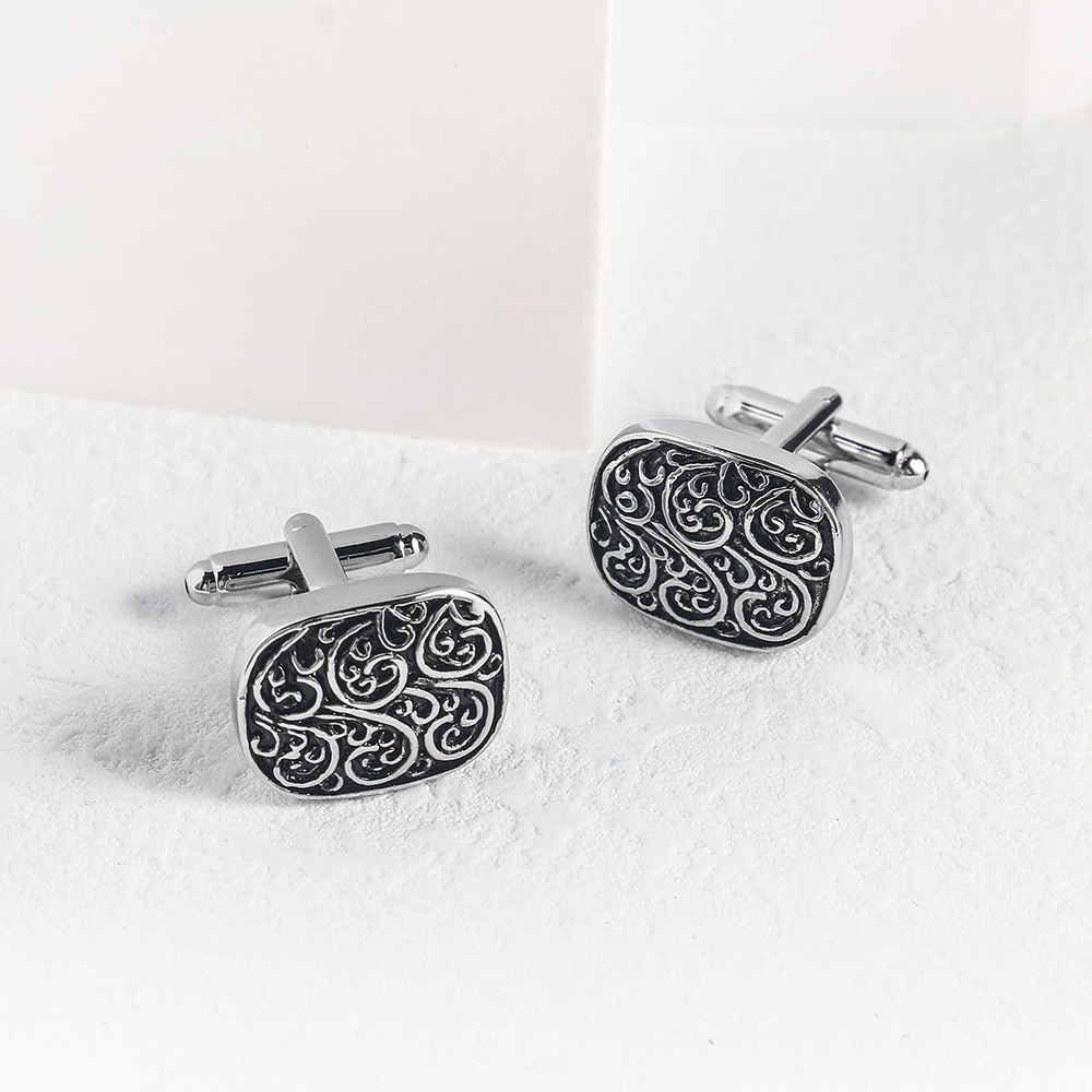 High Quality Gold Cufflinks Vi - Tie Clip Silver 评论和价格