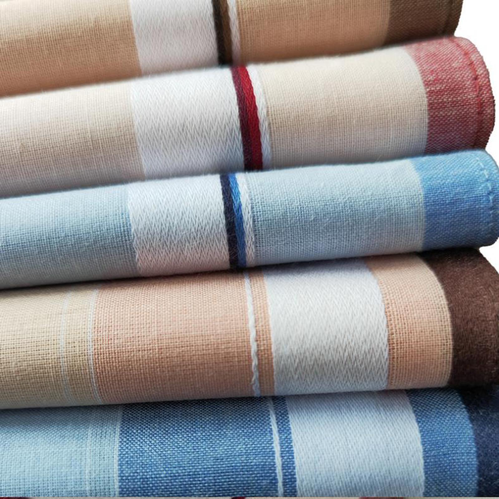 6Pcs Pocket Square Hankies 40c - Handkerchief Cotton Men 评论和价格