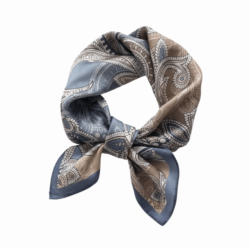 Silk Material Silk Square Scar - Scarf Silk Square 评论和价格