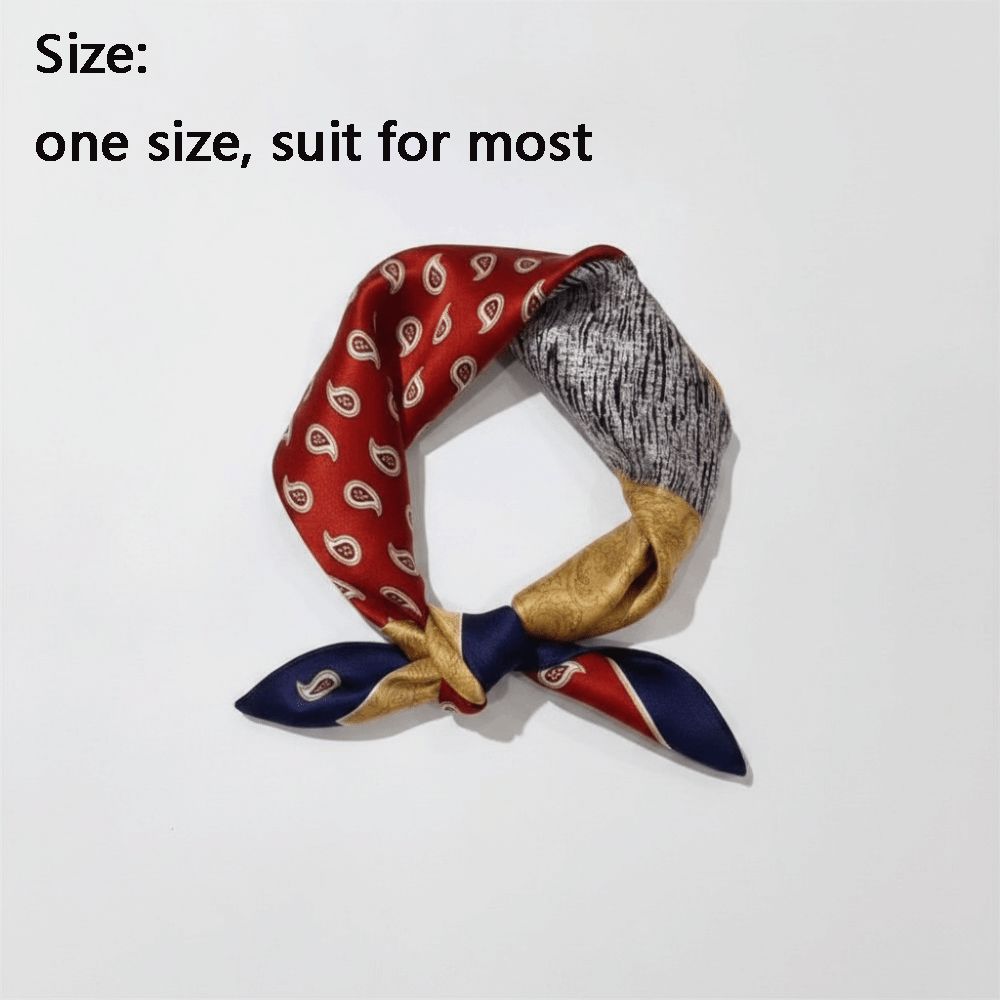 Silk Material Silk Square Scar - Scarf Silk Square 评论和价格
