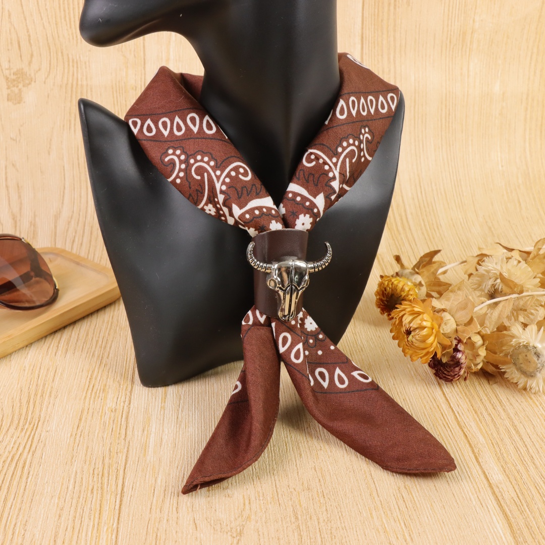 Artistic Cotton Square Scarf A - Bandana Cotton 评论和价格