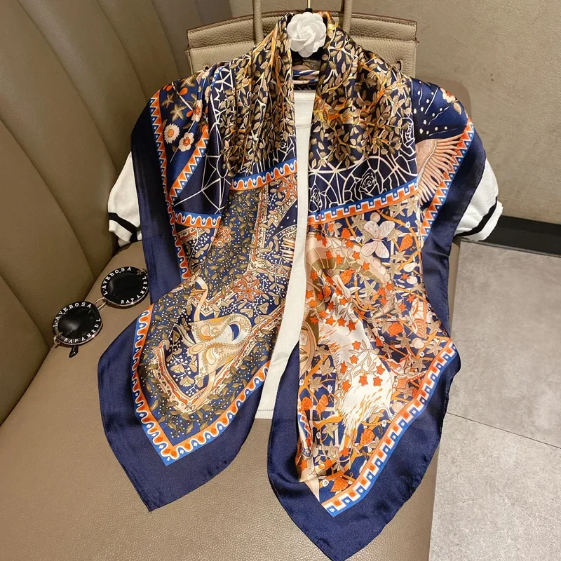 Light luxury 90 Silk scarf imi - Silk Tie Striped 评论和价格