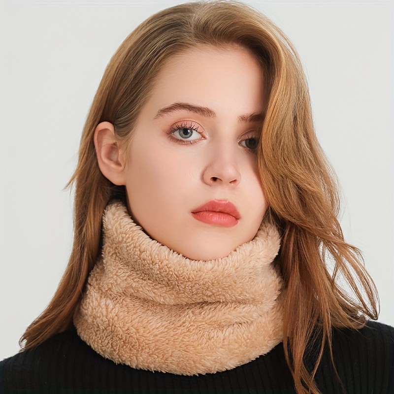 Windproof Plush Infinity Scarf - Infinity Scarf Knit 评论和价格
