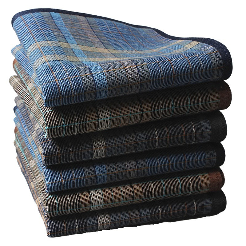 3Pcs 40x40cm 100% Cotton Retro - Handkerchief Cotton Men 评论和价格