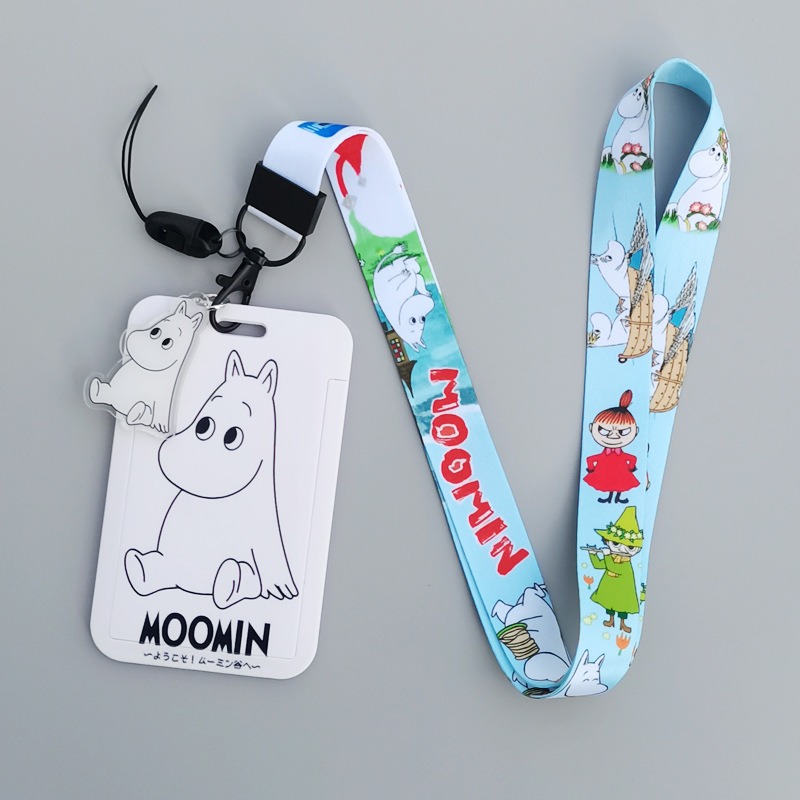 Moomin Cartoon Hard Card Holde - Lanyard Badge Holder 评论和价格