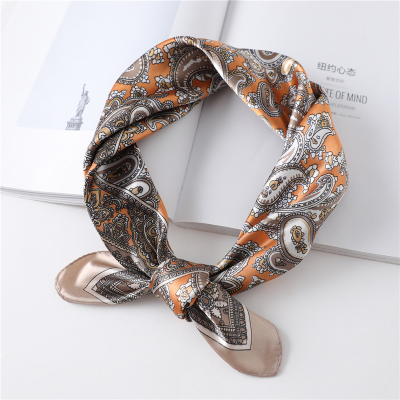 60cm Luxury Square Silk Scarf  - Scarf Silk Square 评论和价格