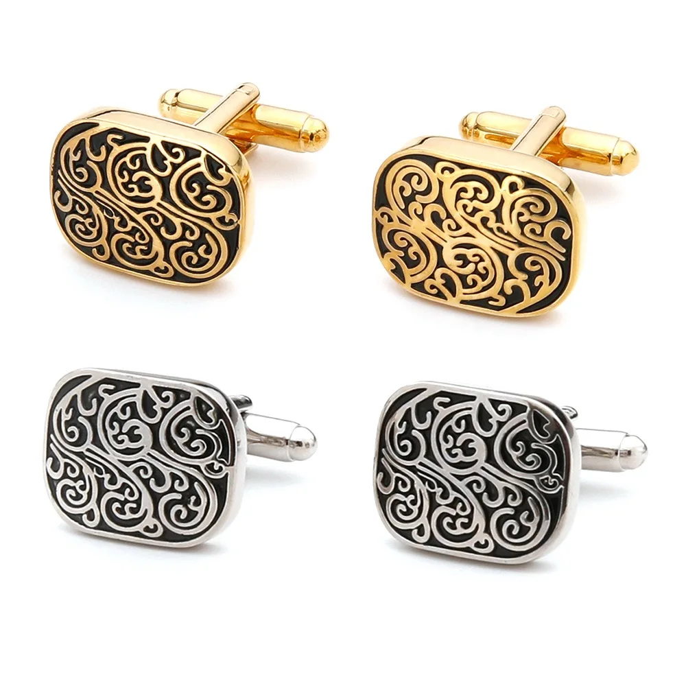 High Quality Gold Cufflinks Vi - Tie Clip Silver 评论和价格