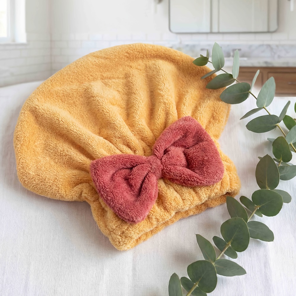 Microfiber Hair Drying Cap, Qu - Head Wrap Turban 评论和价格
