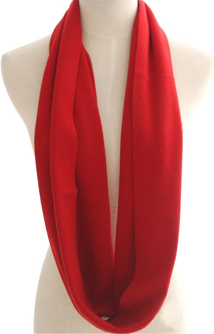Unisex Soft Cashmere Solid Inf - Infinity Scarf Knit 评论和价格