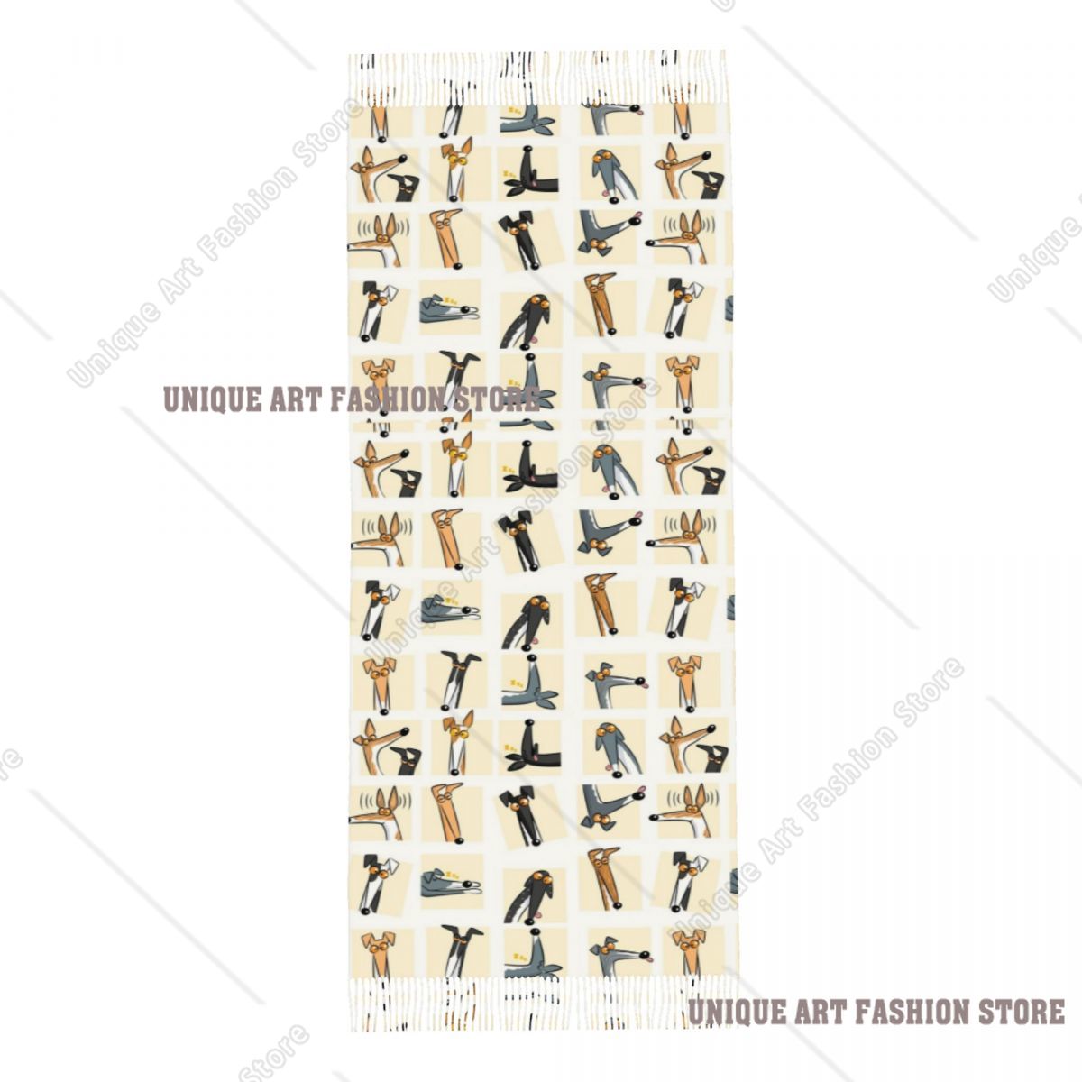 Women's Tassel Scarf Heads Up  - Pashmina Wrap Large 评论和价格