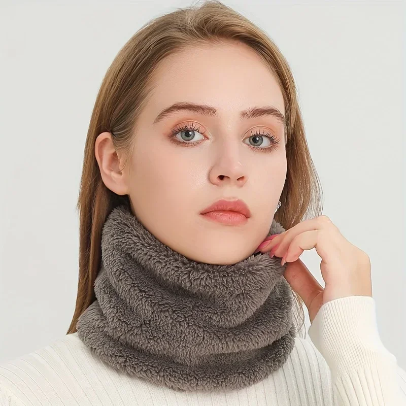 Windproof Plush Infinity Scarf - Infinity Scarf Knit 评论和价格