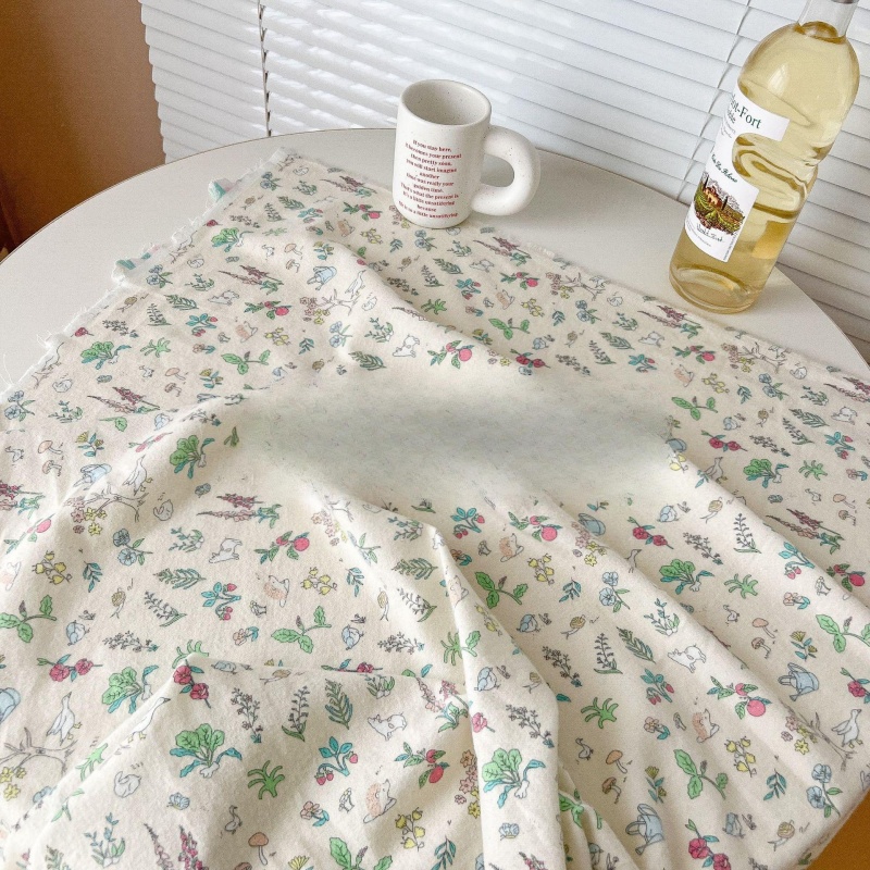 Fabrics Viscose Floral Printed - Woven Scarf Blanket 评论和价格